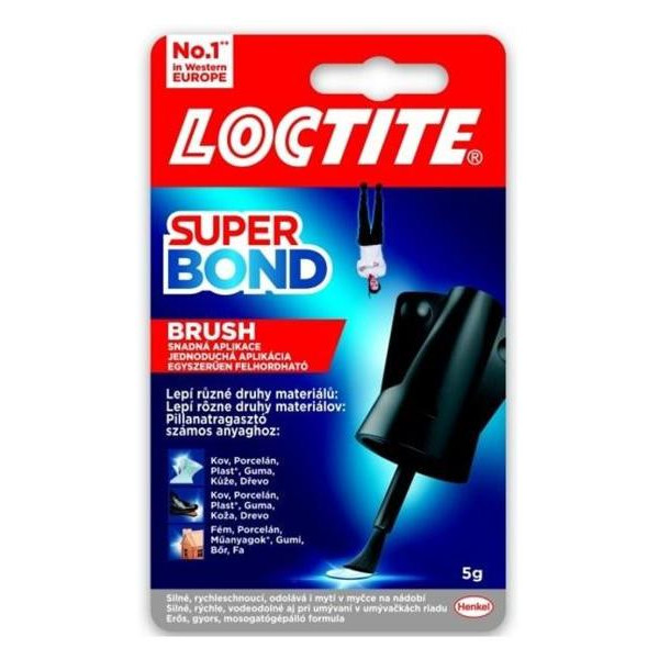 Sekundové lepidlo Loctite Super Bond Brush 5 g