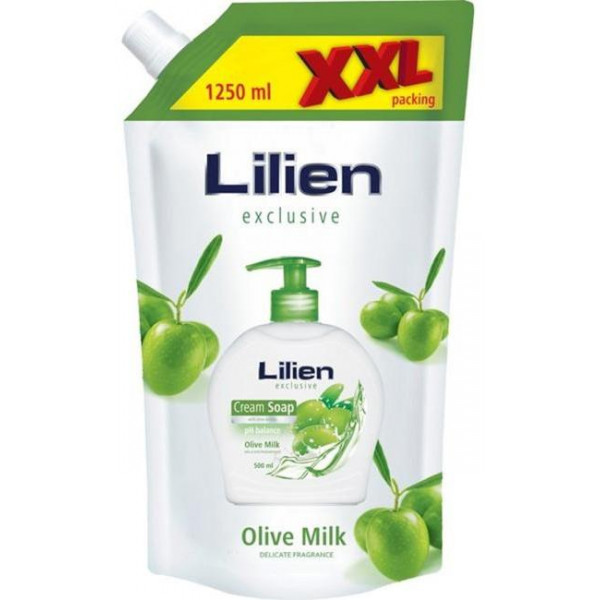 Tekuté mydlo NÁPLŇ XXL Lilien Oliva 1250 ml