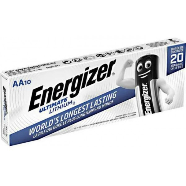 Batéria Energizer Ultimate Lithium L91/AA DP10 lítiová tužková 10 ks