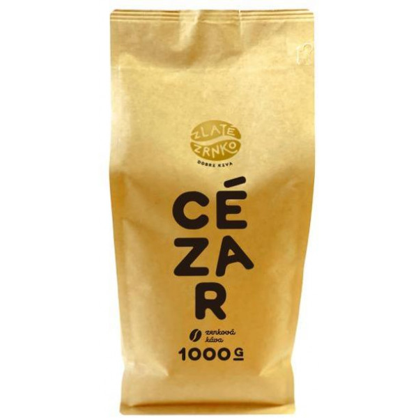 Káva zrnková Zlaté Zrnko Cézar 75% arabica a 25% robusta 1kg