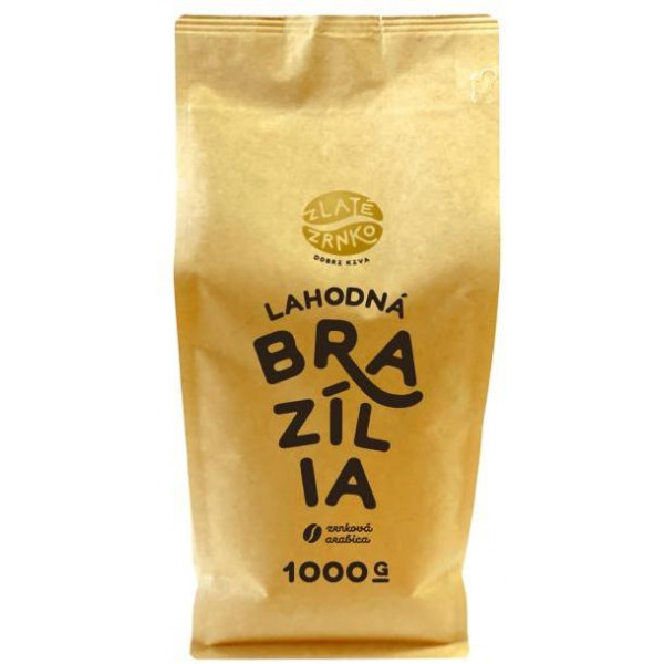 Káva zrnková Zlaté Zrnko Brazília 100% arabica 1kg