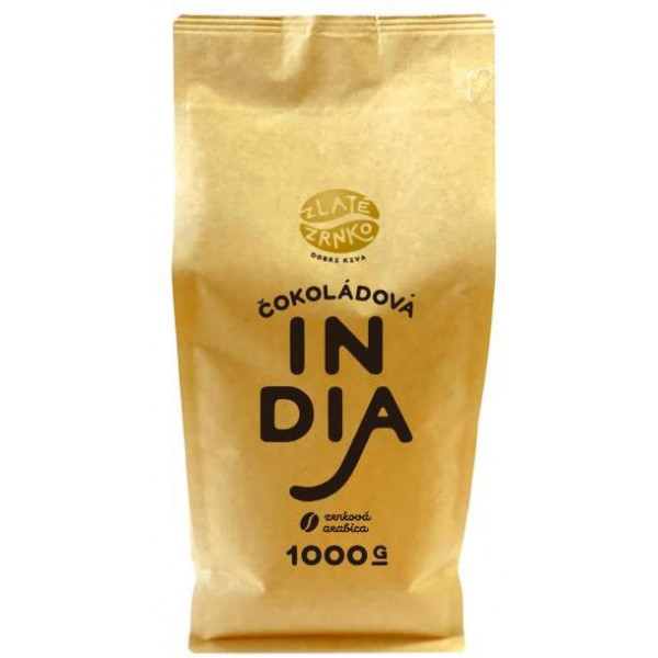 Káva zrnková Zlaté Zrnko India 100% arabica 1kg