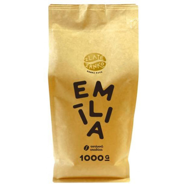 Káva zrnková Zlaté Zrnko Emília 100% arabica 1kg