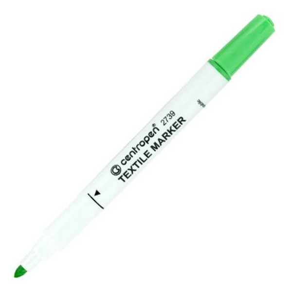 Popisovač na textil Centropen 2739 svetlozelený