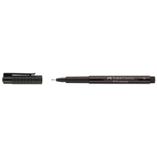 Umelecké pero FABER-CASTELL PITT F / 199 čierna