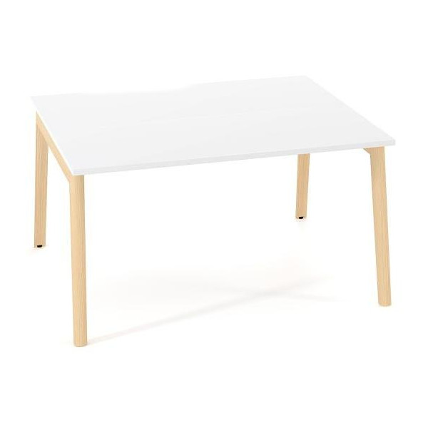 Pracovné stoly Bench ALFA ROOT 140x160cm, biely
