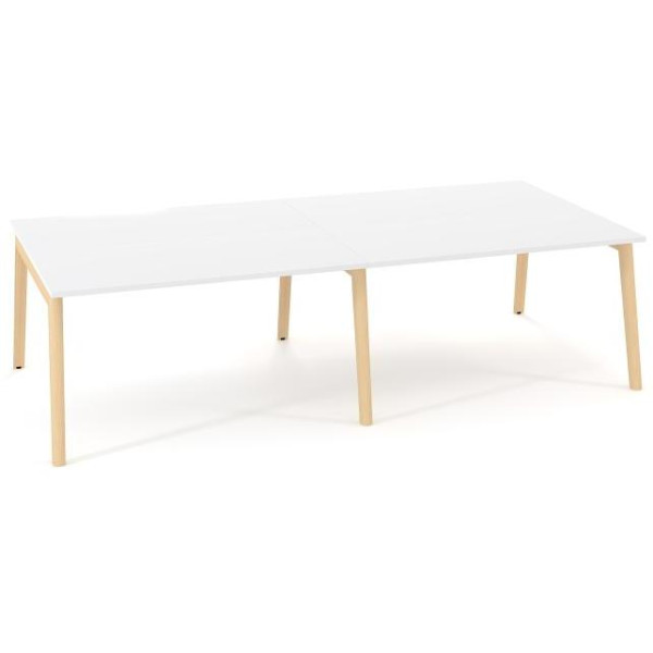 Pracovné stoly Bench ALFA ROOT 280x160cm, biely