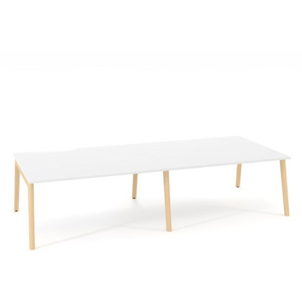 Pracovné stoly Bench ALFA ROOT 320x160cm, biely
