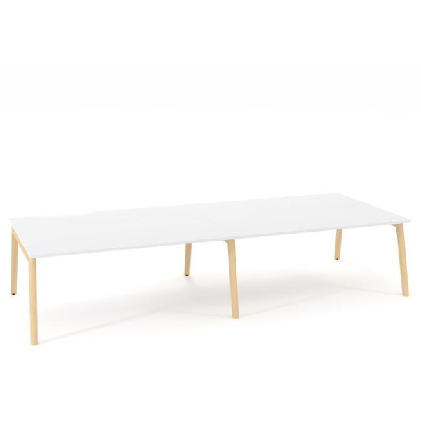 Pracovné stoly Bench ALFA ROOT 360x160cm, biely