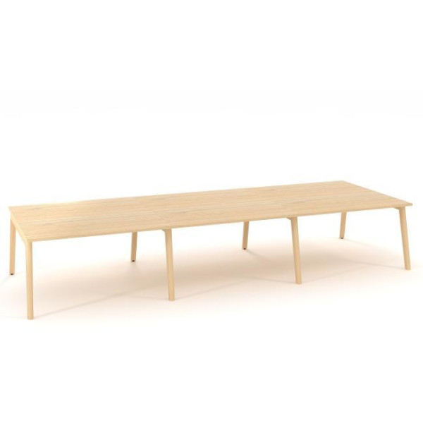 Pracovné stoly Bench ALFA ROOT 420x160cm, dub