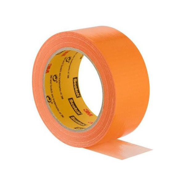 Opravná páska Scotch,s vysokou viditeľnosťou, 25m x 48mm, oranžová Lepiaca páska typu duct na všeobecné použitie pri opravách, k