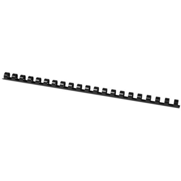 Plastové hrebene Q-CONNECT 12mm čierne