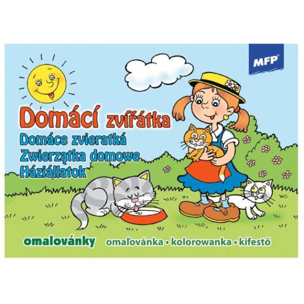 Maľovanka A5 Domáce zvieratká