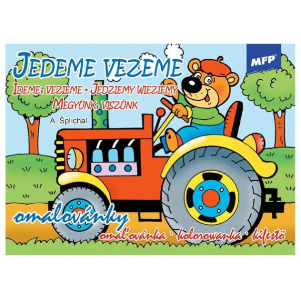 Maľovanka A5 Ideme, vezieme