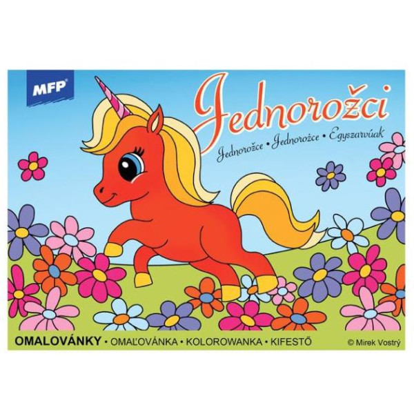 Maľovanka A5 Jednorožci