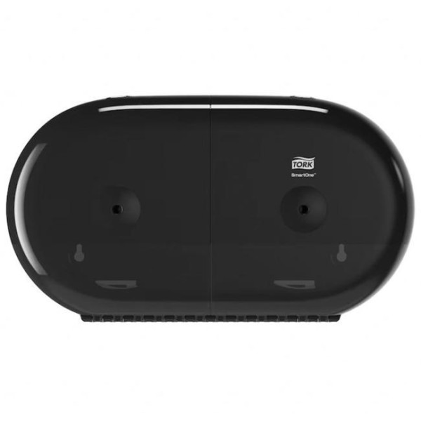 Twin Mini zásobník na toaletný papier Tork SmartOne, čierny T9