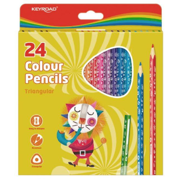 Farbičky KEYROAD 24 farieb