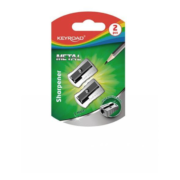 Strúhadlo KEYROAD Metal hliníkové 2ks blister