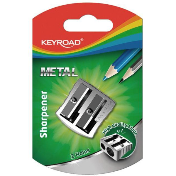 Strúhadlo KEYROAD Metal hliníkové s dvomi otvormi