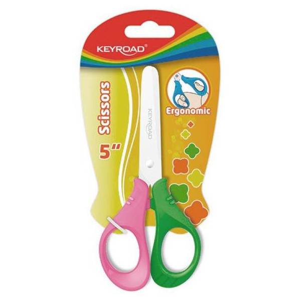 Školské nožnice KEYROAD blister mix farieb