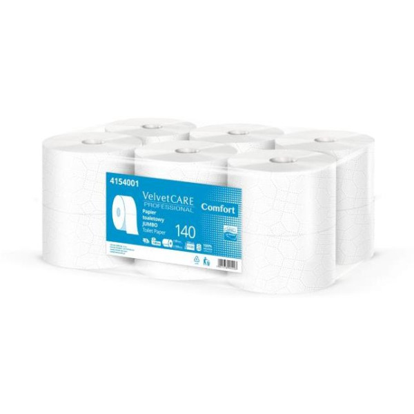 Toaletný papier 2-vrstvový VELVET CARE Jumbo 140m (12ks)