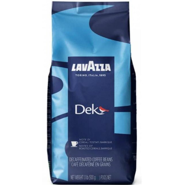 Káva LAVAZZA DEK bezkofeínová, zrnková, 500g