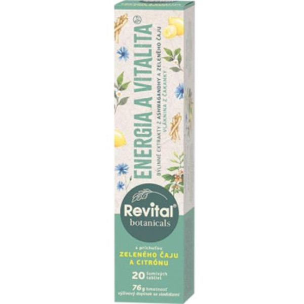 Revital Botanicals Energia a vitalita, 20 šumivých tabliet