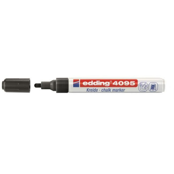 Kriedový popisovač edding 4095 čierny