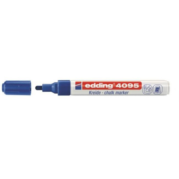 Kriedový popisovač edding 4095 modrý
