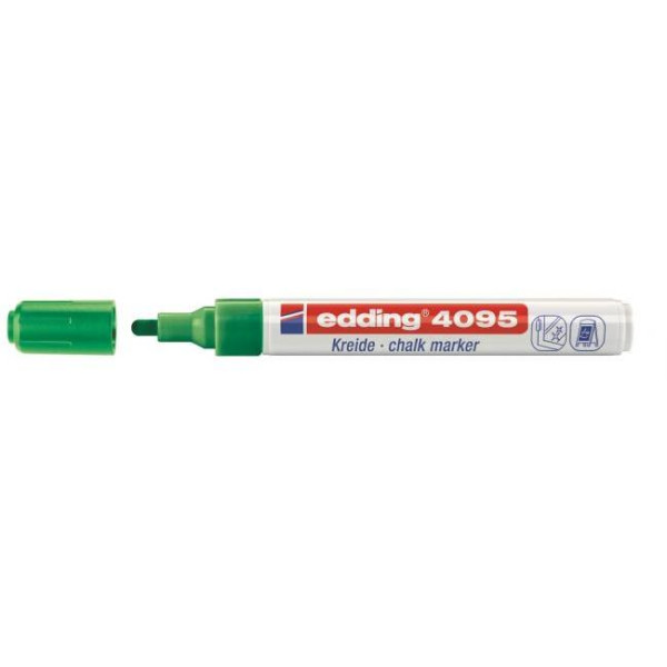 Kriedový popisovač edding 4095 zelený