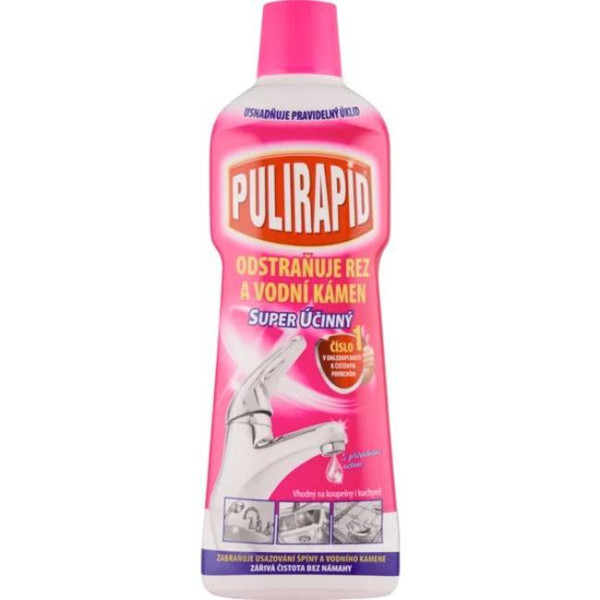 Pulirapid na hrdzu a vodný kameň s octom 750 ml