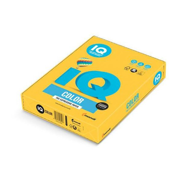 Farebný papier IQ color slnečná žltá SY40, A3 80g