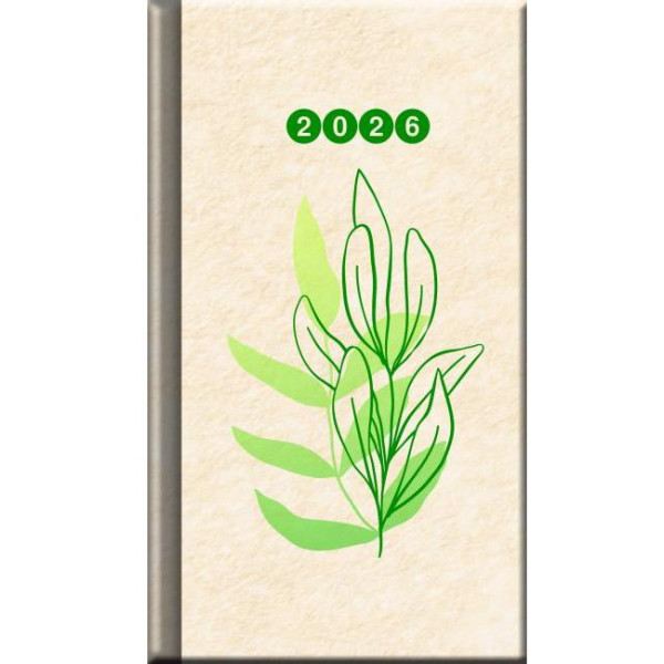 Diár týždenný FSC A6 8x14 cm - EKO 2026