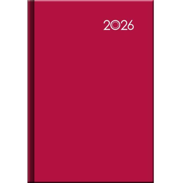 Diár FALCON týždenný A5 4,2 x 20,4 cm červený 2026