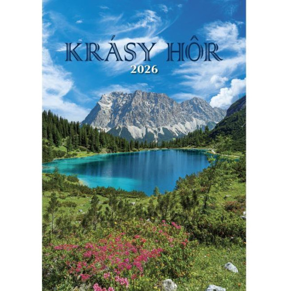 Nástenný kalendár 34 x 48,5 cm Krásy hôr 2026