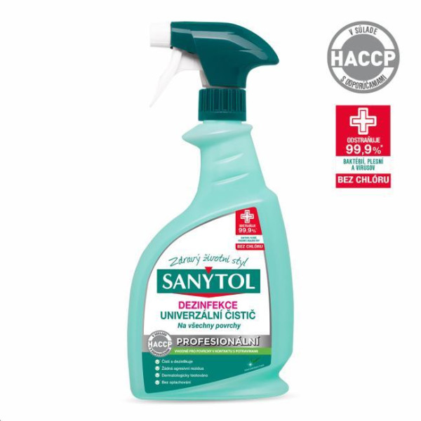 Sanytol univerzálny čistič Professional sprej 750 ml
