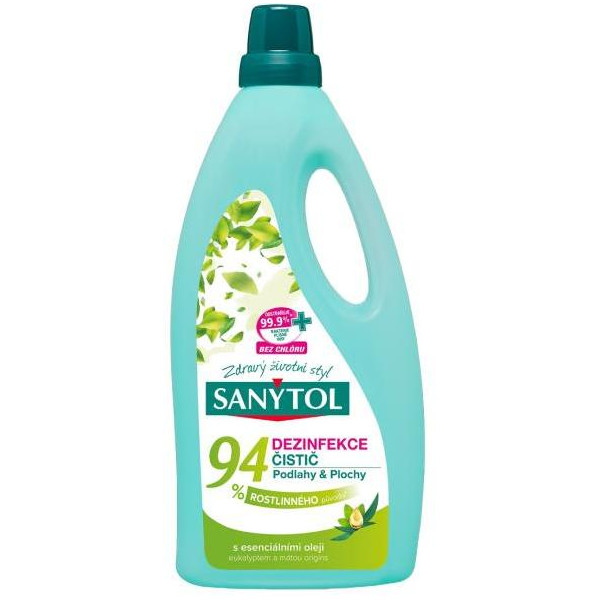 Sanytol čistič na podlahy a plochy 94 % rastlinného pôvodu 1000 ml