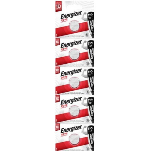 Energizer Lítiové gombíkové batérie CR2016 blister 5ks