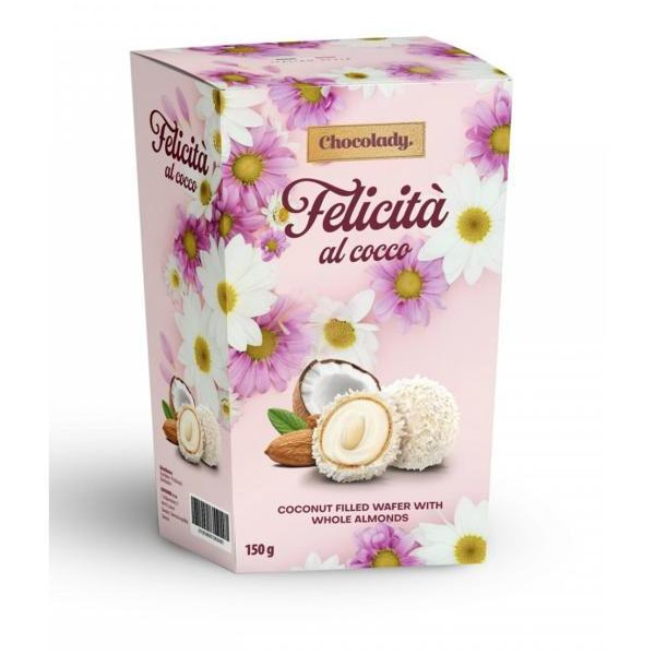 Chocolady FELICITA kokos mandľa 150g