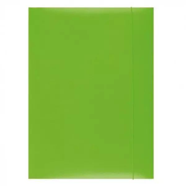 Kartónový obal s gumičkou Office Products zelený