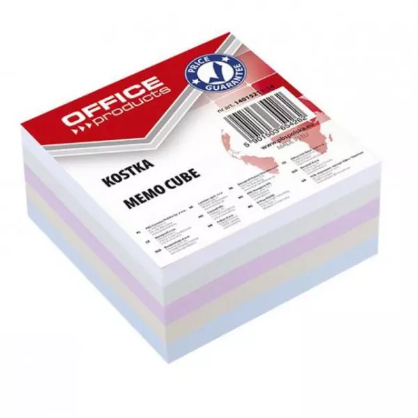 Blok kocka nelepená 85x85x40mm mix farieb