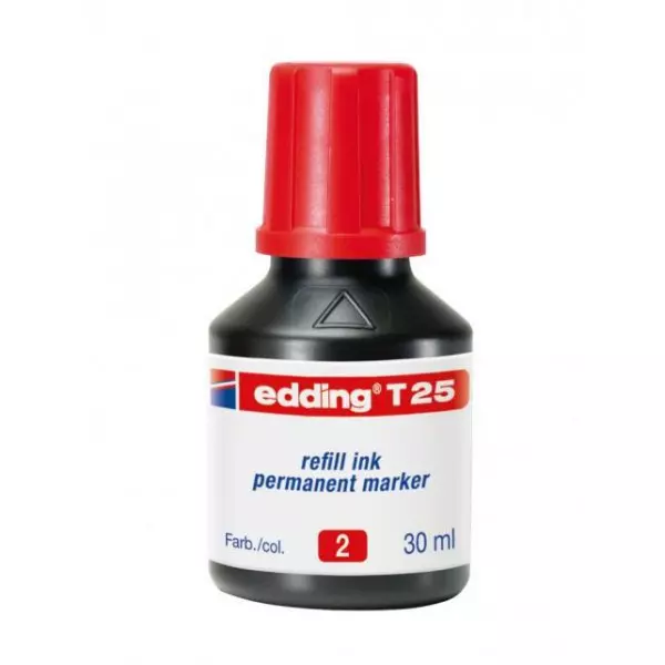 Atrament edding T 25 červený