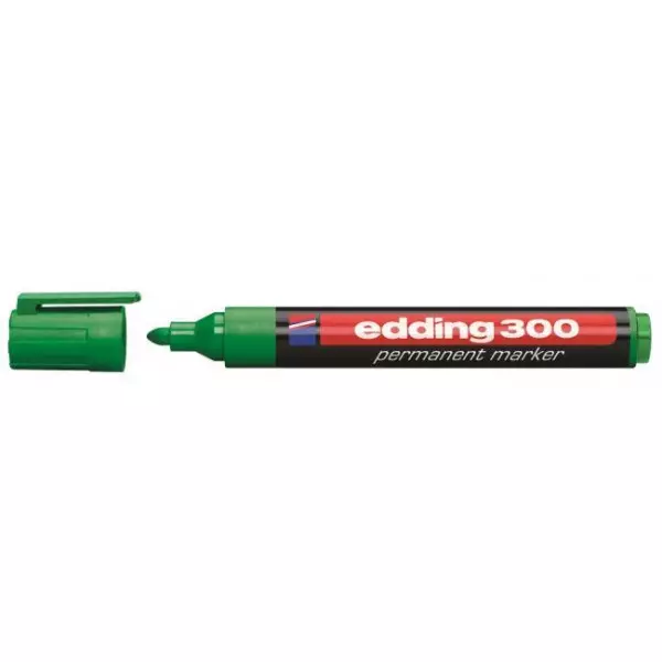 Permanentný popisovač edding 300 zelený