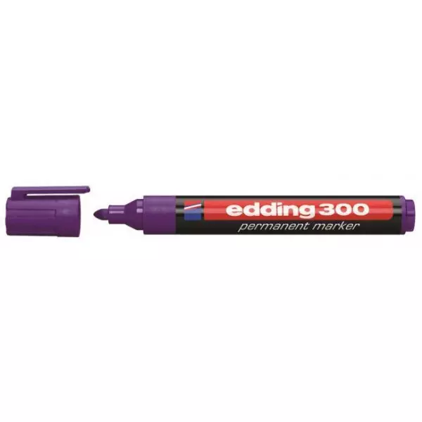 Permanentný popisovač edding 300 fialový