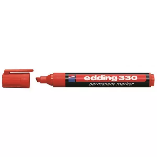 Permanentný popisovač edding 330 červený