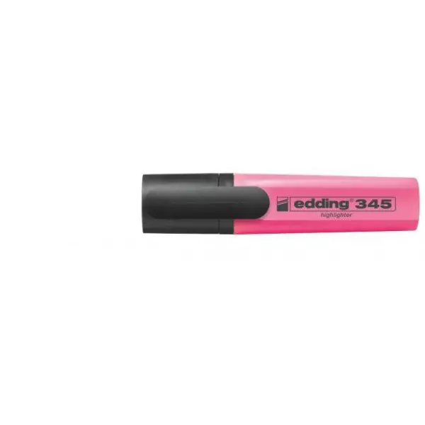 Zvýrazňovač edding 345 ružový
