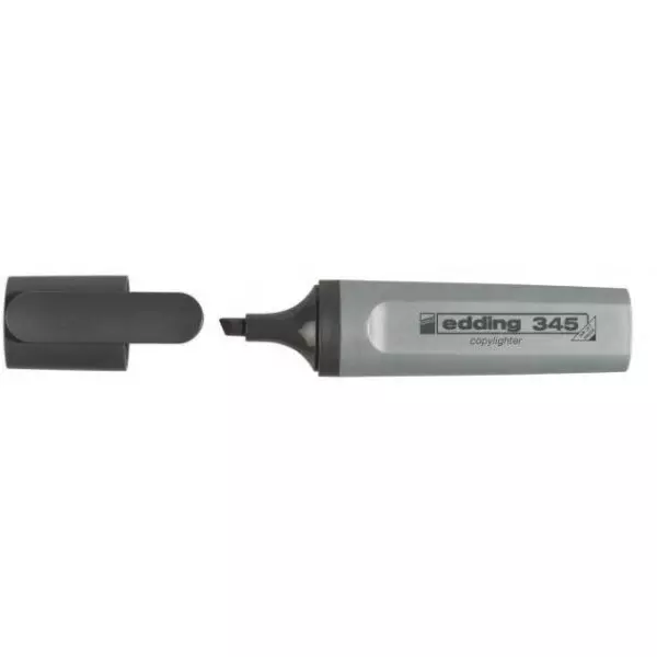 Zvýrazňovač edding 345 sivý