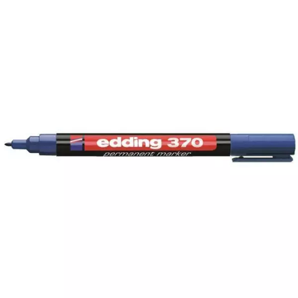 Permanentný popisovač edding 370 modrý