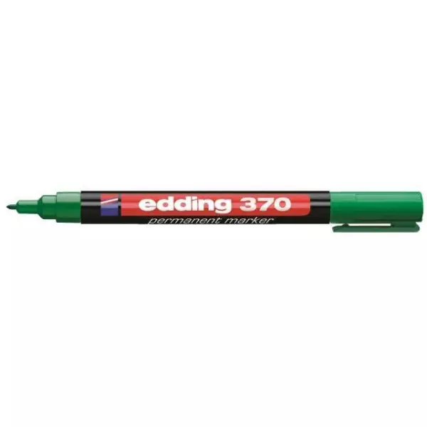 Permanentný popisovač edding 370 zelený