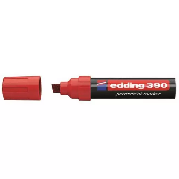 Permanentný popisovač edding 390 červený